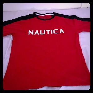 Nautica- Red & Black shirt